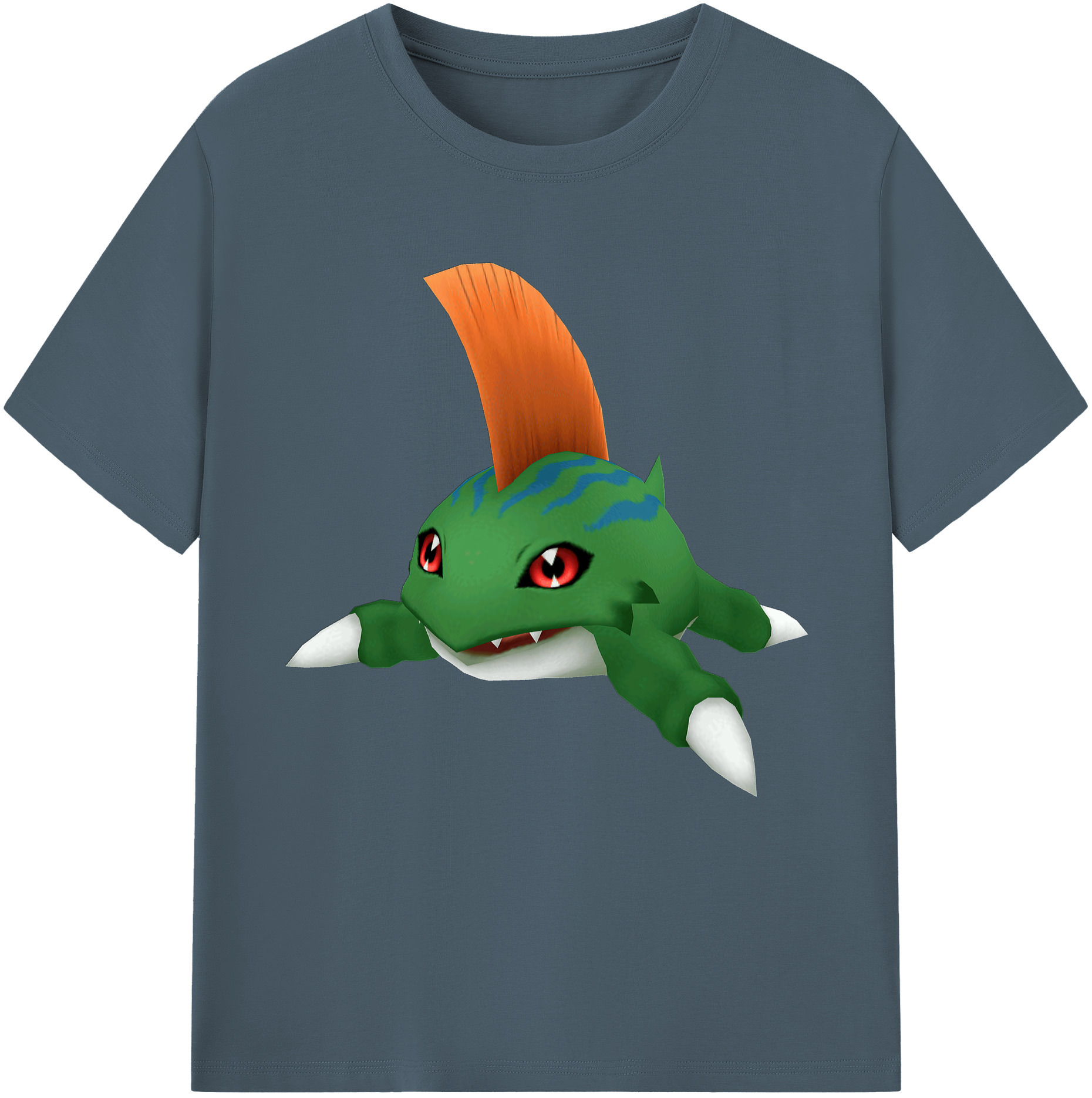 （画像用） Digimon デジタルモンスター/デジモン 綿100％半袖Tシャツ（フロントプリント）